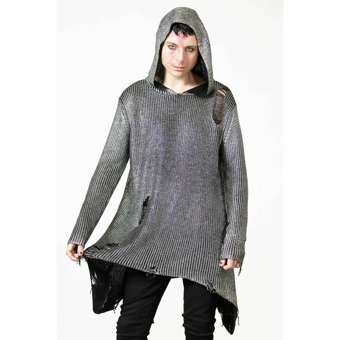 Sweater Unisex KILLSTAR - Hot As Heim - Silver - Image 3