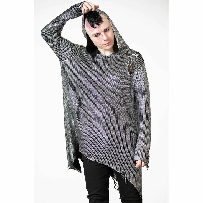 Sweater Unisex KILLSTAR - Hot As Heim - Silver - Image 6