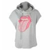 Hooded T-shirt (sleeveless Hoodie) The Rolling Stones - Leopard Tongue