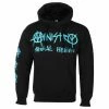 Men's Sweatshirt Ministry - Moral Hygiene Gasmask & Sleeve Logos - BLACK - ROCK OFF