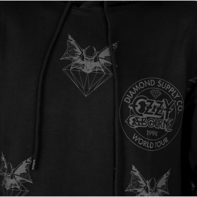 Men's Hoodie DIAMOND X OZZY OSBOURNE - Hellbat - Black - Image 2