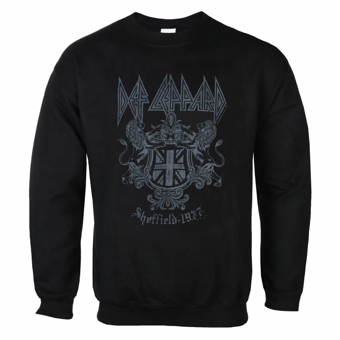 Sweatshirt (no Hood) Men's Def Leppard - Sheffield 1977 - LOW FREQUENCY