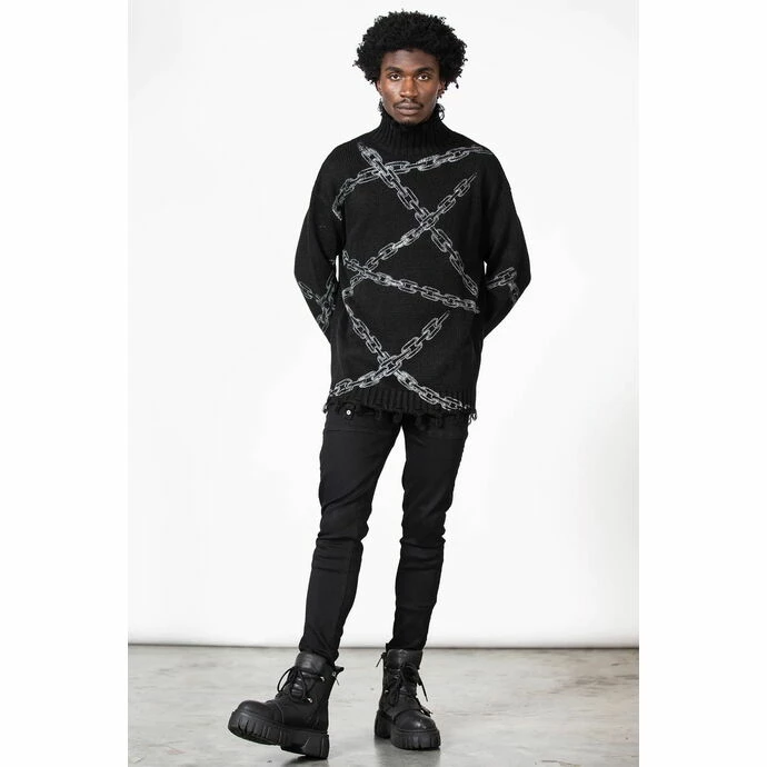 Sweater Unisex KILLSTAR - Chained - Black - Image 4