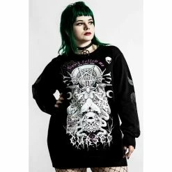 Unisex Jumper KILLSTAR - Cursed Knit - BLACK