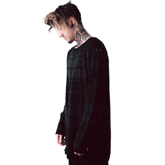 Unisex Jumper KILLSTAR - Darklands - TARTAN - Image 3