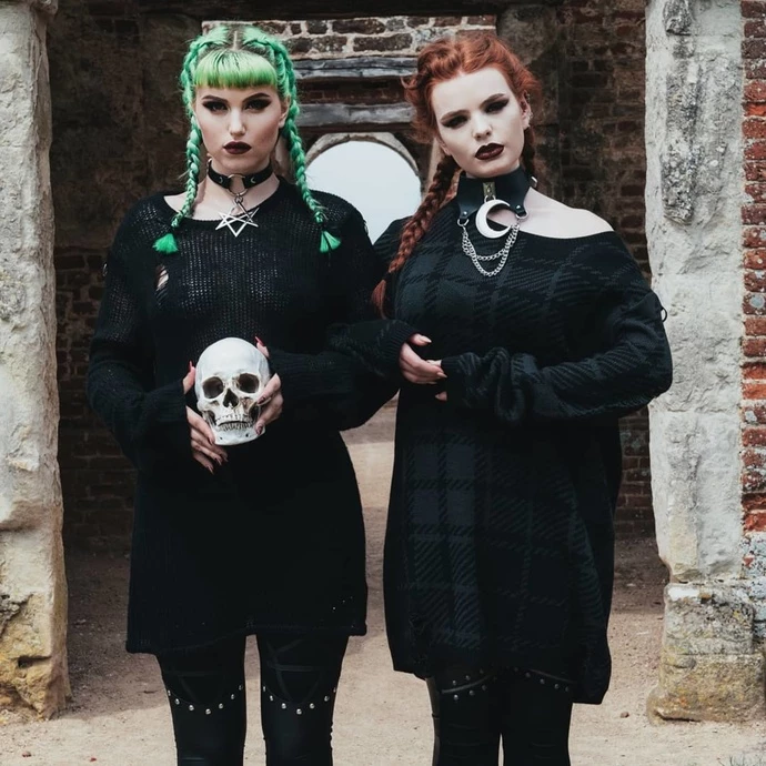 Unisex Jumper KILLSTAR - Darklands - TARTAN - Image 5