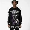 Men's Sweatshirt KILLSTAR - Dream Longline - Black