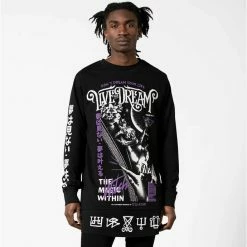 Men's Sweatshirt KILLSTAR - Dream Longline - Black