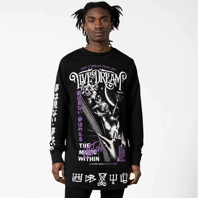 Men's Sweatshirt KILLSTAR - Dream Longline - Black