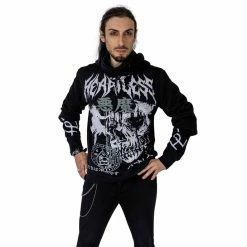 Unisex Hoodie HEARTLESS - REAPER - BLACK