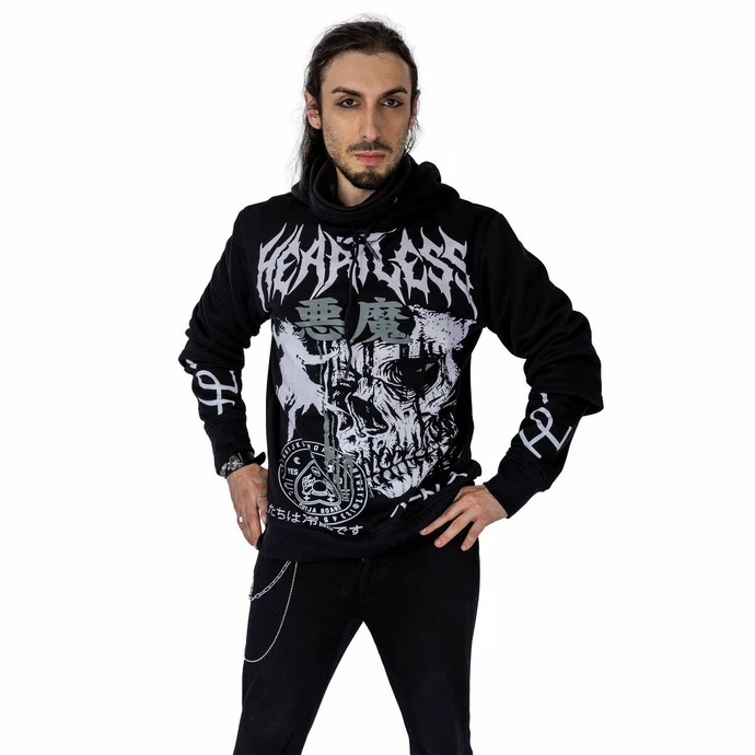 Unisex Hoodie HEARTLESS - REAPER - BLACK