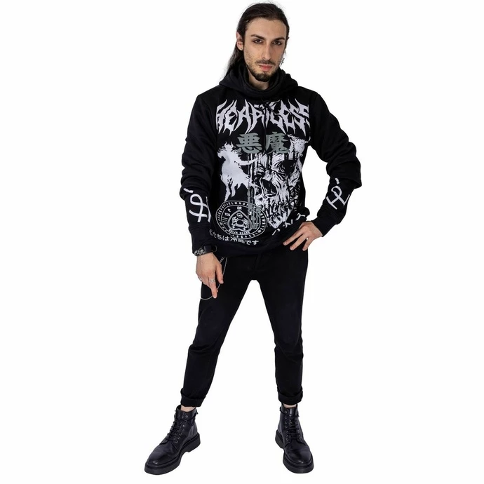 Unisex Hoodie HEARTLESS - REAPER - BLACK - Image 5