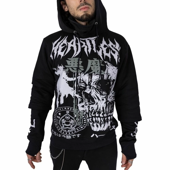 Unisex Hoodie HEARTLESS - REAPER - BLACK - Image 3
