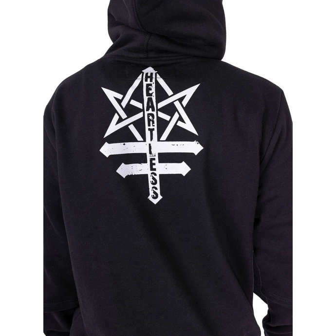 Unisex Hoodie HEARTLESS - REAPER - BLACK - Image 4