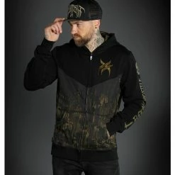 Men's Hoodie HYRAW - DIRTY CAMO