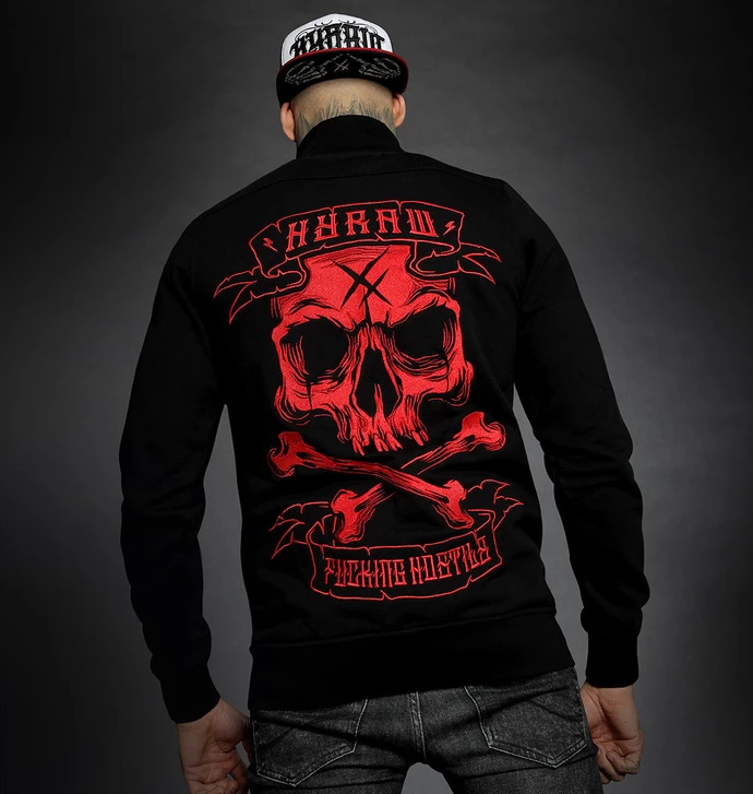 Men's Hoodie HYRAW - ADDICT RED - Image 3