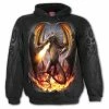 Hoodie Men's - DRACO UNLEASHED - SPIRAL