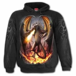 Hoodie Men's - DRACO UNLEASHED - SPIRAL