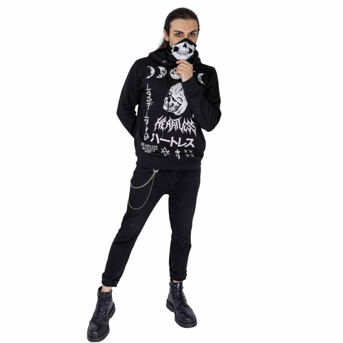 Unisex Hoodie HEARTLESS - LOST LOVE - BLACK - Image 6