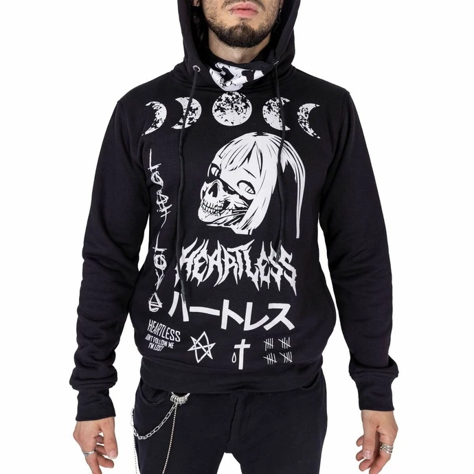 Unisex Hoodie HEARTLESS - LOST LOVE - BLACK - Image 3