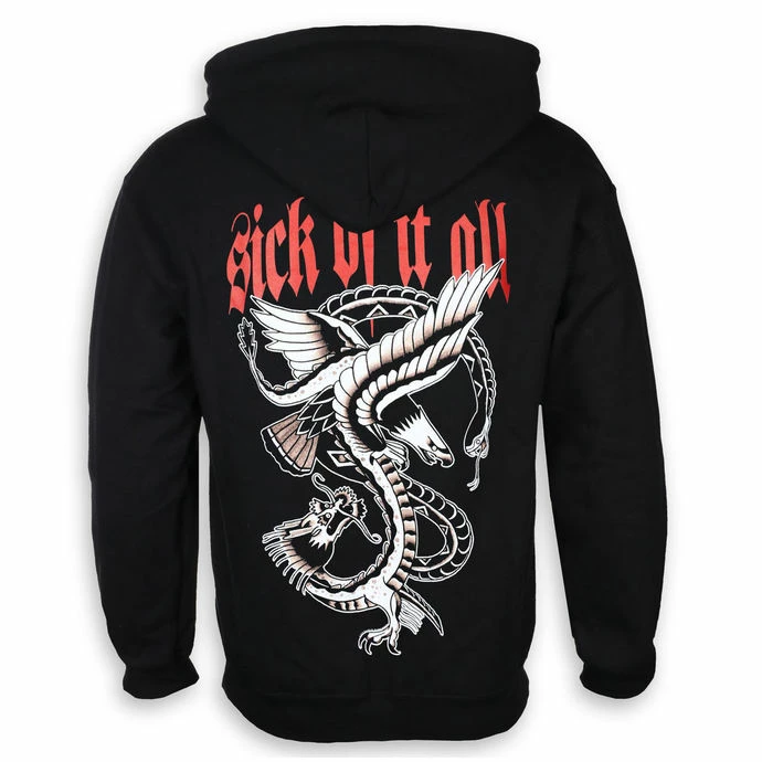 Hoodie Men's Sick Of It All - EAGLE - PLASTIC HEAD - Image 2