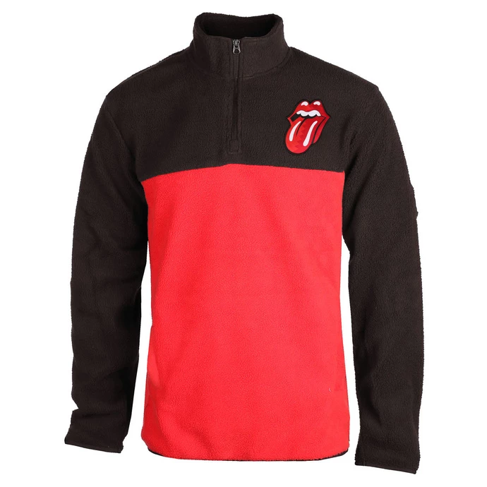 Men's Hoodie THE ROLLING STONES - ZIG ZAG TONGUE - BLACK / RED - AMPLIFIED - Image 5