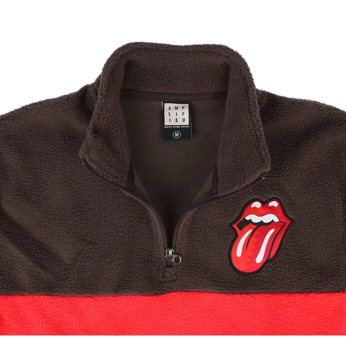 Men's Hoodie THE ROLLING STONES - ZIG ZAG TONGUE - BLACK / RED - AMPLIFIED - Image 6
