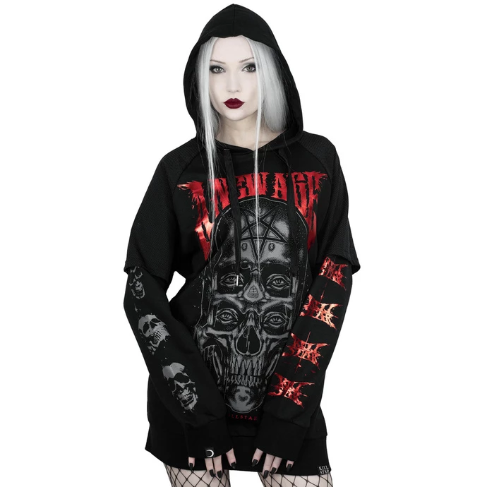 Hoodie Unisex KILLSTAR - New Age - BLACK - Image 2