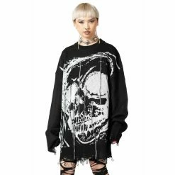 Sweater Unisex KILLSTAR - Ruined Relic - Black