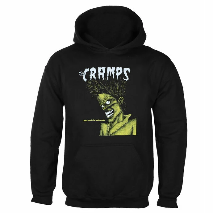 Men's Hoodie THE CRAMPS - BAD MUSIC FOR BAD PEOPLE - PLASTIC HEAD