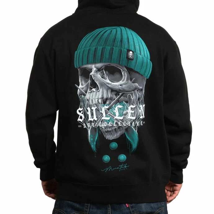 Men's Hoodie SULLEN - BLUE HEAD - BLACK