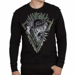 Sweatshirt (no Hood) Men's - SWEAT HARDCORE MONKEY VERT - HYRAW