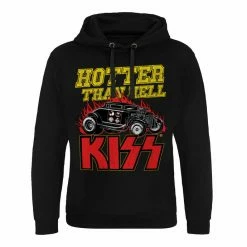 Men's Sweatshirt KISS - Hotter Than Hell - Black - HYBRIS
