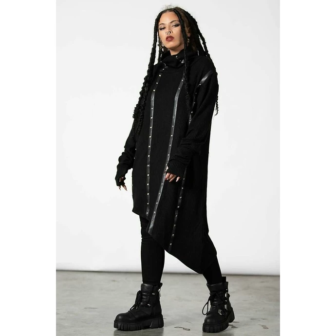 Unisex Sweatshirt KILLSTAR - Total Stud Ribbed - Black - Image 3