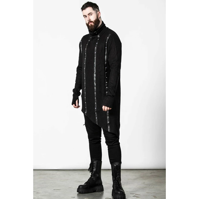 Unisex Sweatshirt KILLSTAR - Total Stud Ribbed - Black - Image 5