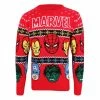 Sweater Unisex Marvel Comics - Christmas Jumper Face's